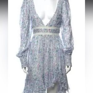 Rococo sand mini dress - multi color high low